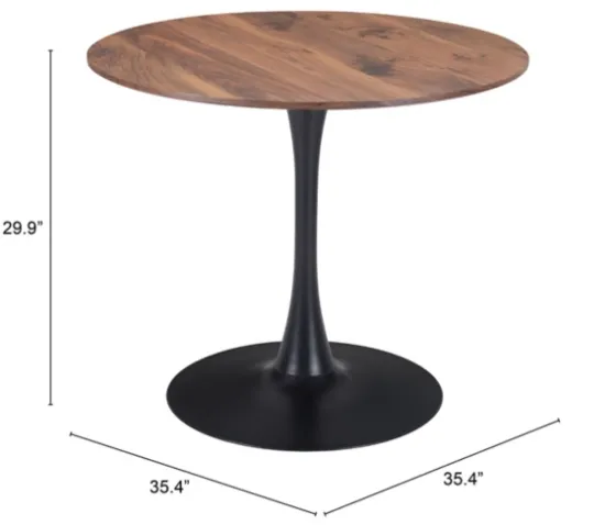Brown Wood And Black Metal Bistro Dining Table-Kirkland's Home Cheap