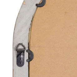 Brown Wood And Glass Arched Windowpane Mirror-Kirkland's Home Best