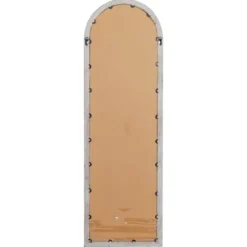 Brown Wood And Glass Arched Windowpane Mirror-Kirkland's Home Best