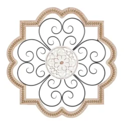 Brown Wood And Metal Farmhouse Wall Plaque-Kirkland's Home Shop