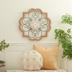 Brown Wood And Metal Farmhouse Wall Plaque-Kirkland's Home Shop