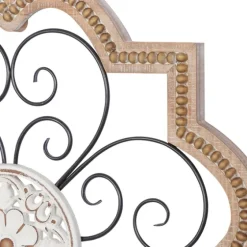Brown Wood And Metal Farmhouse Wall Plaque-Kirkland's Home Shop