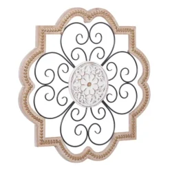 Brown Wood And Metal Farmhouse Wall Plaque-Kirkland's Home Shop