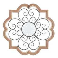 Brown Wood And Metal Farmhouse Wall Plaque-Kirkland's Home Shop