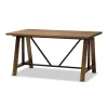 Brown Wood And Metal Linear Base Desk-Kirkland's Home New