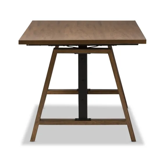 Brown Wood And Metal Linear Base Desk-Kirkland's Home New