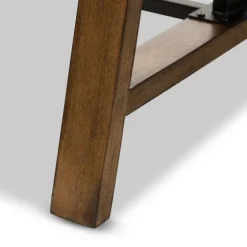 Brown Wood And Metal Linear Base Desk-Kirkland's Home New