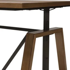 Brown Wood And Metal Linear Base Desk-Kirkland's Home New