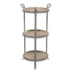 Brown Wood And Metal 3-Tier Side Table-Kirkland's Home Cheap
