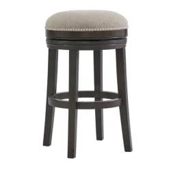 Brown Wood Backless Swivel 2-Pc. Bar Stool Set-Kirkland's Home Cheap