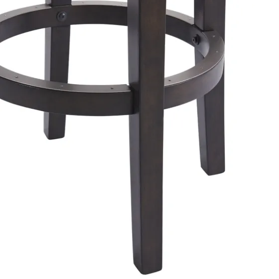 Brown Wood Backless Swivel Bar Stool-Kirkland's Home Discount
