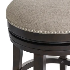 Brown Wood Backless Swivel 2-Pc. Counter Stool Set-Kirkland's Home Cheap
