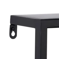 Brown Wood Black Metal Frame Wall Shelves-Kirkland's Home Sale