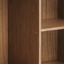 Brown Wood Frame Metal Base 2-Door Cabinet-Kirkland's Home Cheap