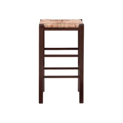 Brown Wood Grass Backless 2-Pc. Counter Stool Set-Kirkland's Home Discount
