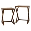 Brown Wood Nesting Accent Tables, Set Of 2-Kirkland's Home Discount