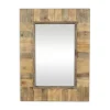 Brown Wood Paneled Frame Wall Mirror-Kirkland's Home Outlet