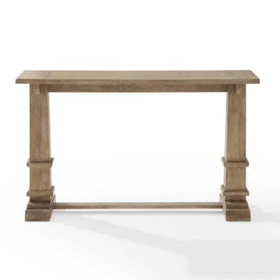 Brown Wood Pedestal Base Console Table-Kirkland's Home Cheap