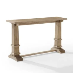 Brown Wood Pedestal Base Console Table-Kirkland's Home Cheap