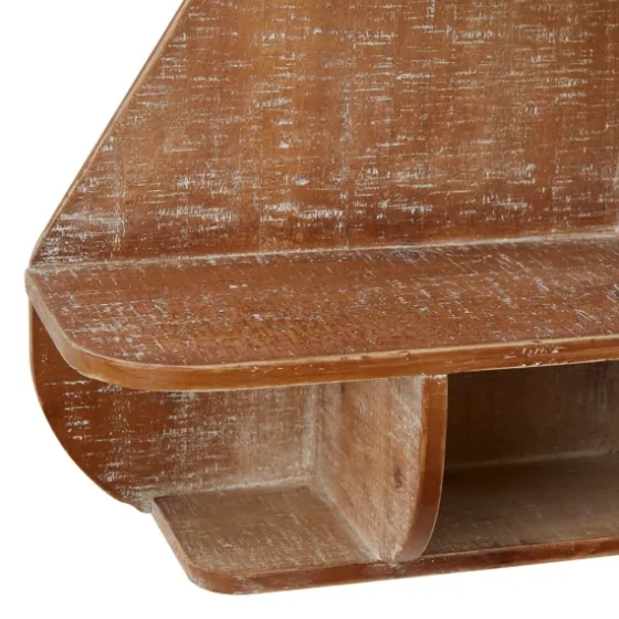 Brown Wood Sailboat Wall Shelf-Kirkland's Home Fashion