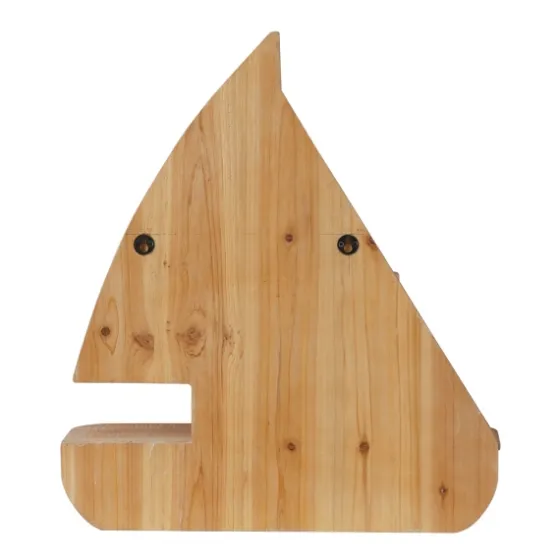 Brown Wood Sailboat Wall Shelf-Kirkland's Home Fashion