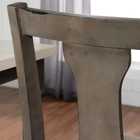 Brown Wood Upholstered Dining Chairs, Set Of 2-Kirkland's Home Online