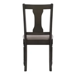 Brown Wood Upholstered Dining Chairs, Set Of 2-Kirkland's Home Online