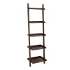 Brown Wooden Five-Tier Ladder Bookshelf-Kirkland's Home Store