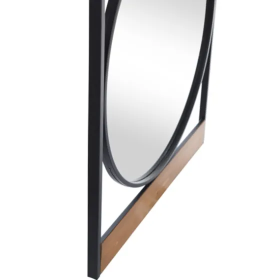 Brown Wooden Slats Round Frame Mirror-Kirkland's Home Best Sale