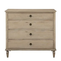 Brushed Birch 4-Drawer Wooden Dresser-Kirkland's Home New