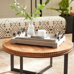 Brushed Distressed 2-Pc. Decorative Tray Set-Kirkland's Home Hot