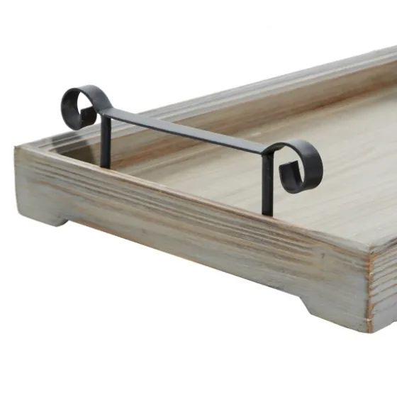 Brushed Distressed 2-Pc. Decorative Tray Set-Kirkland's Home Hot
