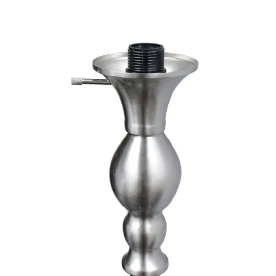 Brushed Nickel And Marbleized Glass Torchiere-Kirkland's Home Sale