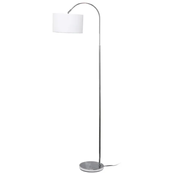 Brushed Nickel Arched Stem Floor Lamp-Kirkland's Home Discount