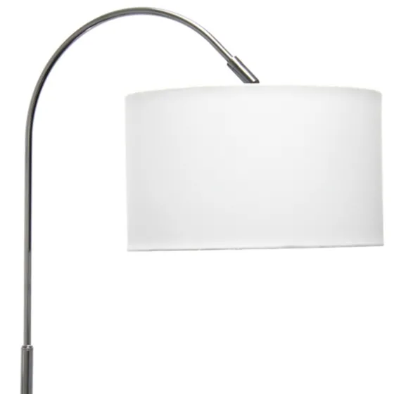 Brushed Nickel Arched Stem Floor Lamp-Kirkland's Home Discount