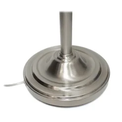 Brushed Nickel Base Marble Glass Shade Floor Lamp-Kirkland's Home Cheap