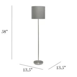 Brushed Nickel Floor Lamp-Kirkland's Home Cheap