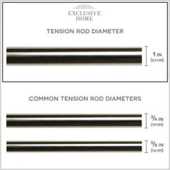 Brushed Nickel Iron Tension Rod, 40 In.-Kirkland's Home Best