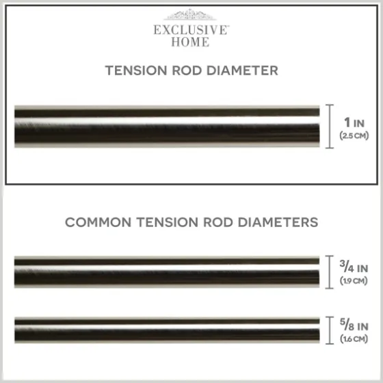 Brushed Nickel Iron Tension Rod, 40 In.-Kirkland's Home Best