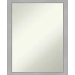 Brushed Nickel Modern Decorative Framed Mirror-Kirkland's Home Sale