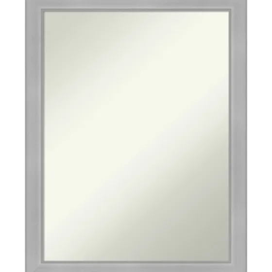 Brushed Nickel Modern Decorative Framed Mirror-Kirkland's Home Sale