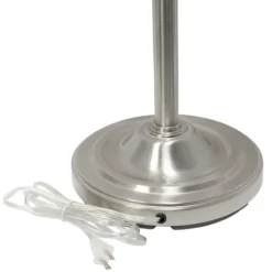 Brushed Nickel 3-Scallop Glass Floor Lamp-Kirkland's Home Best Sale