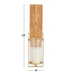 Brushed Poplar Wood Sconce-Kirkland's Home Online