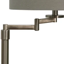 Brushed Steel Adjustable Swing Arm Floor Lamp-Kirkland's Home New