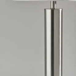 Brushed Steel Cylinder Table Lamp-Kirkland's Home Shop