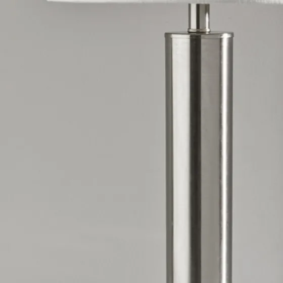 Brushed Steel Cylinder Table Lamp-Kirkland's Home Shop