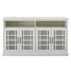 Brushed Window Pane Tv Stand-Kirkland's Home Best Sale