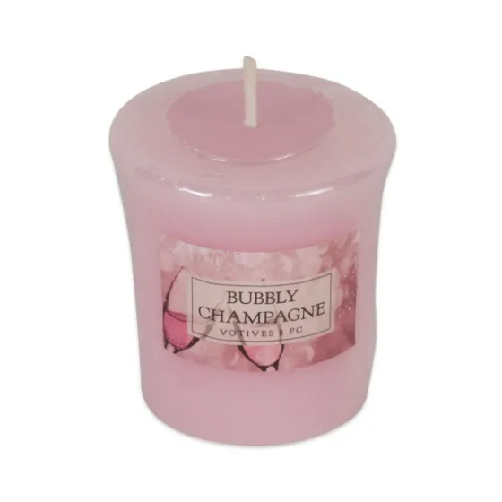 Bubbly Champagne Votive Candles, Set Of 8-Kirkland's Home New