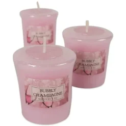 Bubbly Champagne Votive Candles, Set Of 8-Kirkland's Home New