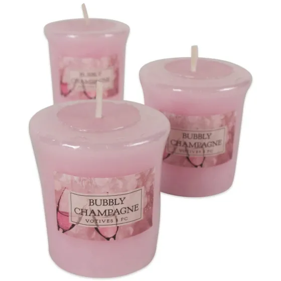 Bubbly Champagne Votive Candles, Set Of 8-Kirkland's Home New